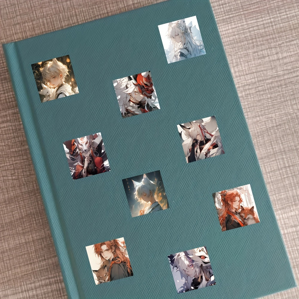 54pcs Fox Youth Stickers for Mobile Phone Case Luggage Notebook Waterproof