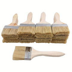 20pcs Thin Handle Paint Brushes 3 Inches