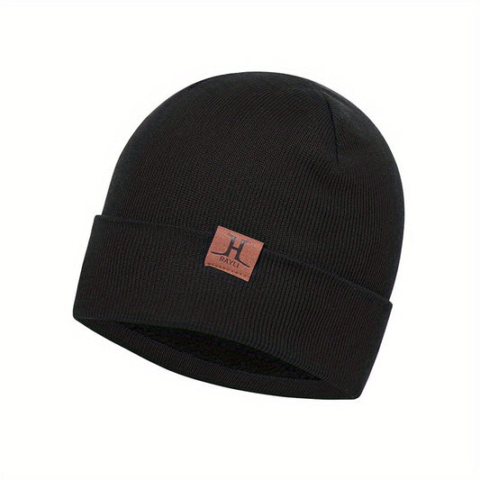 Cuffed Men's Warm Knitted Pullover Hat - Casual Style