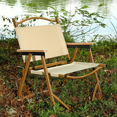 Lightweight Wooden Folding Chair for Outdoor Fishing Camping