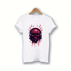 Skull Music Iron on Transfer Stickers for DIY Clothing