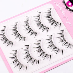 5 Pairs Little Devil Style False Eyelashes