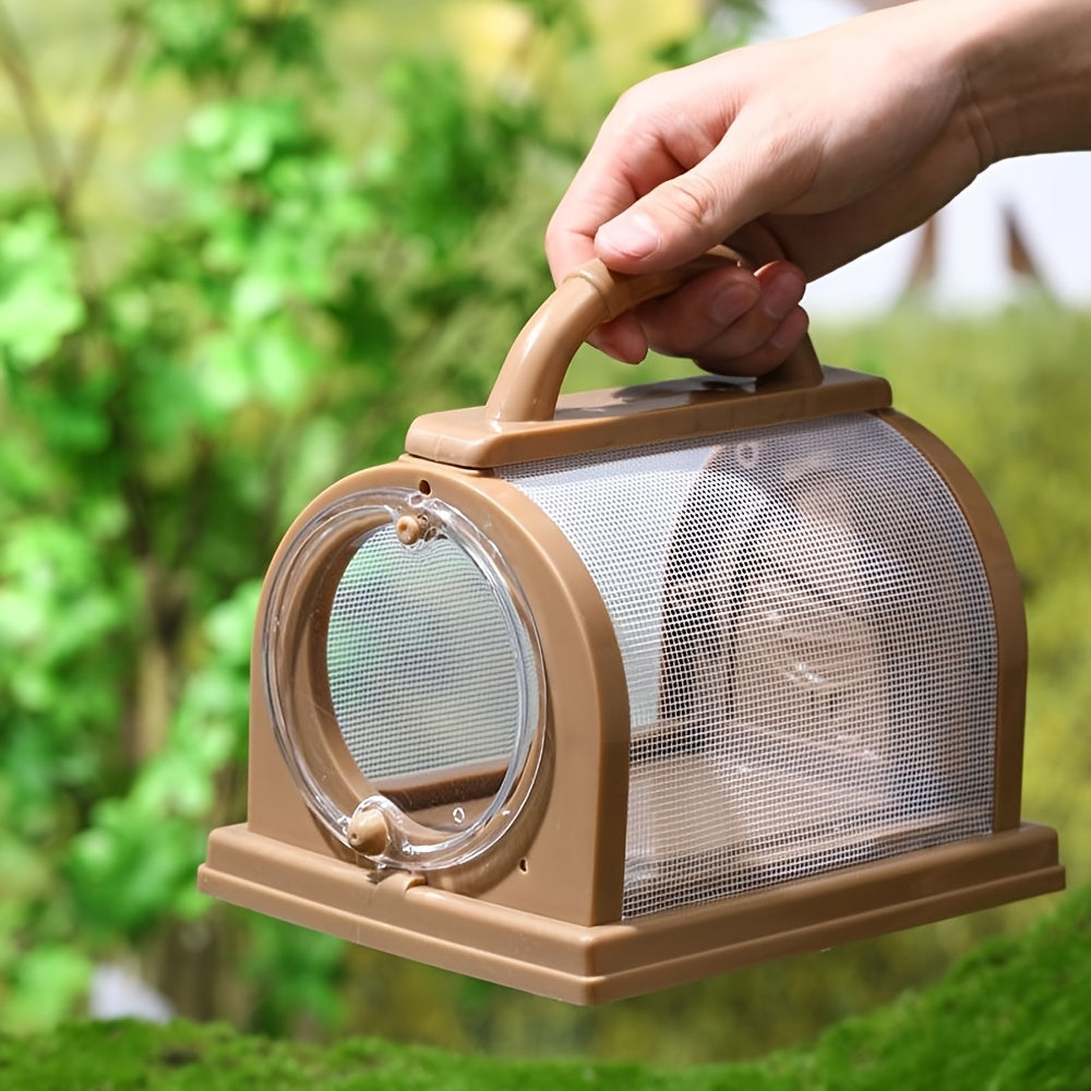 Outdoor Insect Observation Cage Set with Net & Magnifying Glass