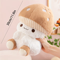 TINICOOCAT Mushroom Plush Toy Soft Stuffed Mushroom Doll for Home Decor