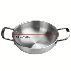 Stainless Steel Noodle Pot for Seafood & Hot Pot, 2 Ear Soup Pot
