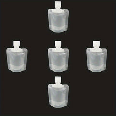 5pcs 30 50 100ml Transparent Refillable Bags Travel Set