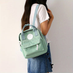 Minimalist Preppy School Backpack Stylish Daypack School Bag