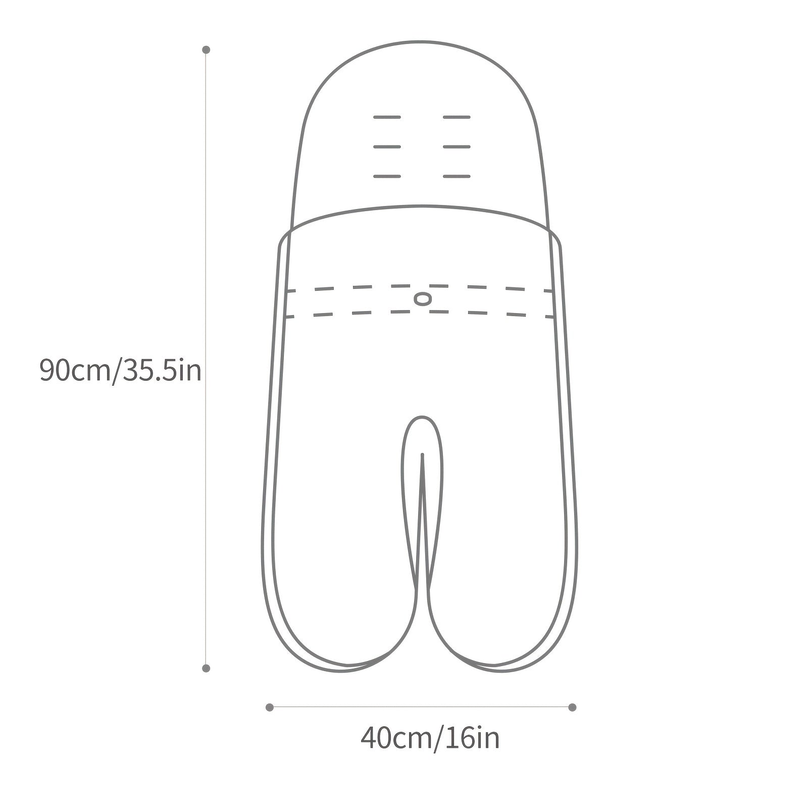 Winter Waterproof Baby Stroller Sleeping Bag Foot Cover