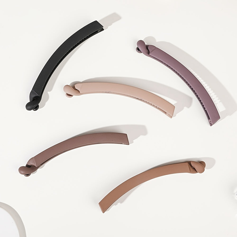 Large Matte Banana Hair Clip for Thick Hair