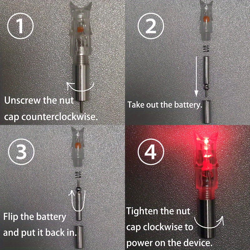 6pcs Luminous Arrow Nock For 0.3in ID Shaft Archery Accessory