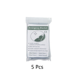 10pcs Survival Thermal Blanket for Outdoor Camping