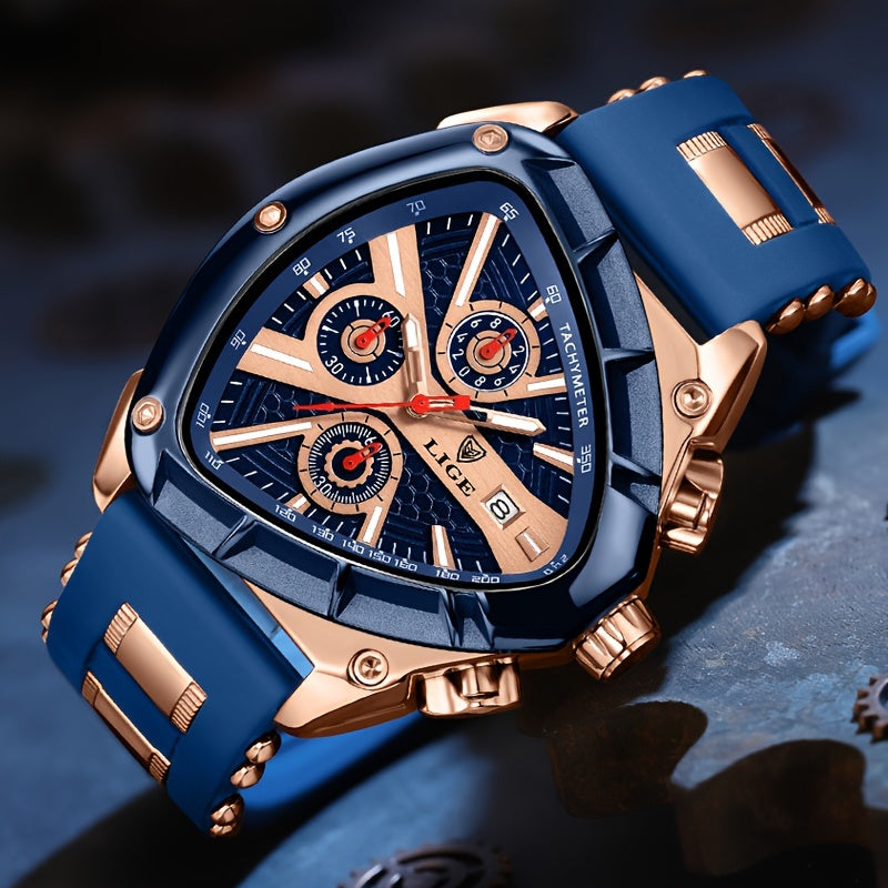Women Sports Watch Luminous Pointers Rubber Strap Quartz Waterproof
