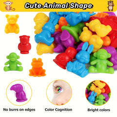 Animal Counting Toy Matching Game Learning Set Gift