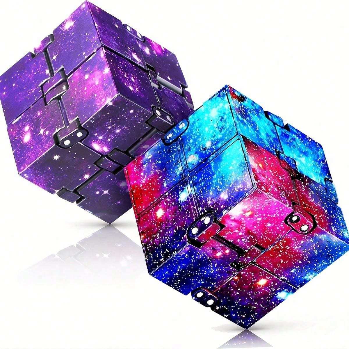 Glittery Sensory Stress Cube for Anxiety Relief