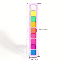 Vibrant Water Soluble Body Paint Pigments - 9 Colors