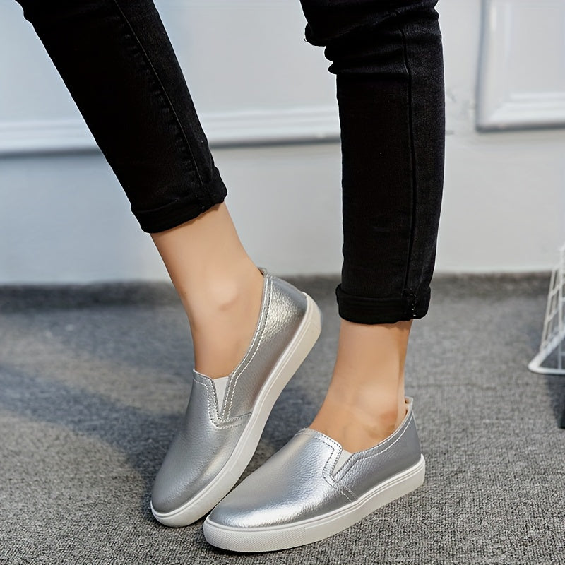 Women's Slip on Loafers Anti-slip Walking Shoes Comfy Flats