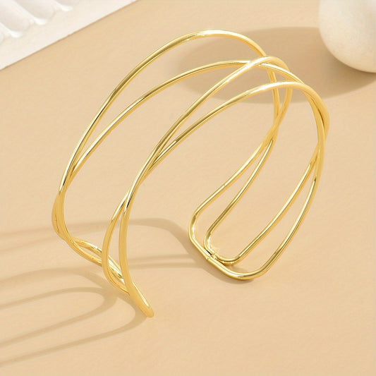 Layer Metal Arm Bracelet - Minimalist Dream Accessory