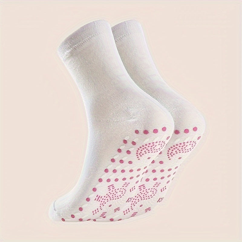 Solid Warm Socks - Comfy & Soft Mid Tube Women's Stockings