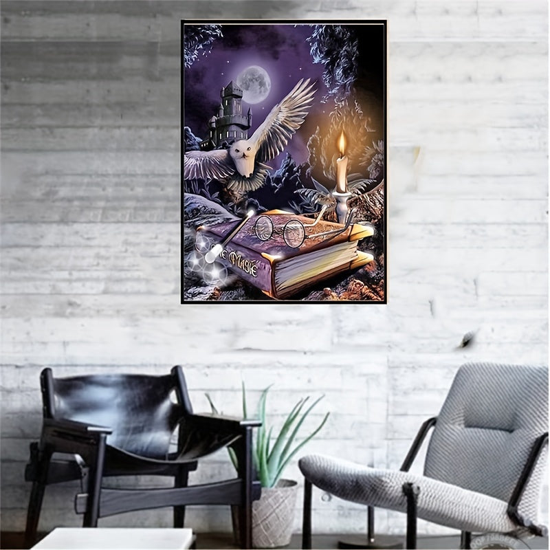 5D Eagle Book Diamond Painting Kit - Full Accessory Set