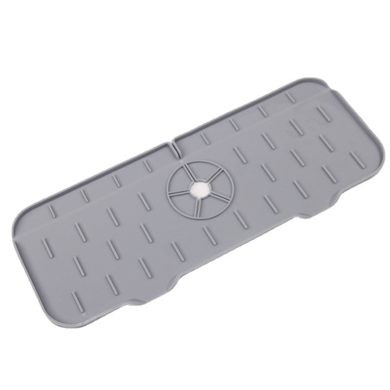 Silicone Sink Splash Drying Mat Faucet Drip Protector Sink Drain Mat