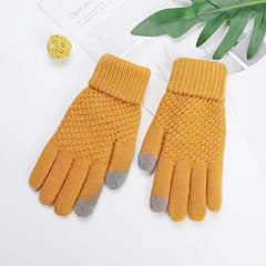 Warm Windproof Knitted Touch Screen Gloves