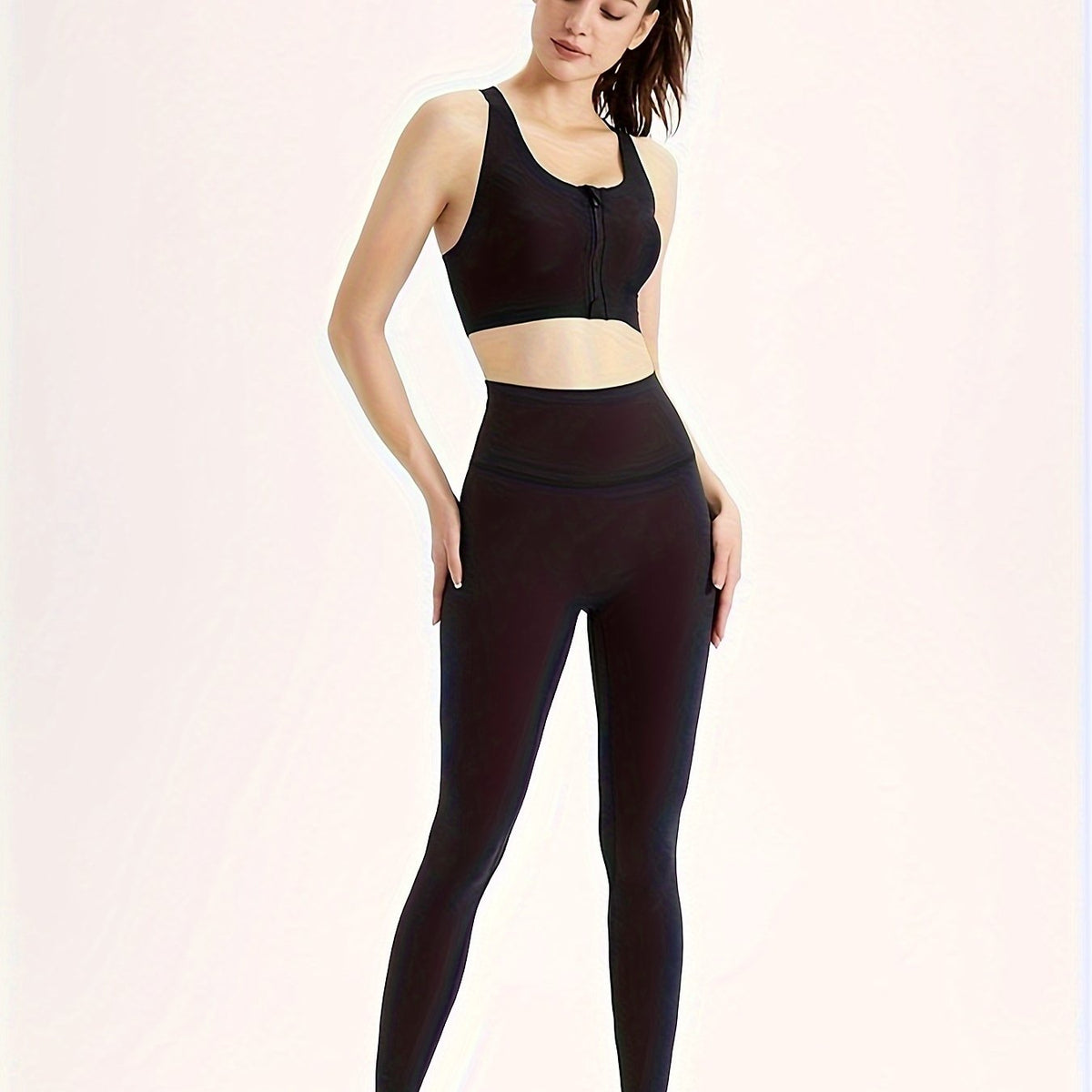 High Waist Tummy Control Leggings Quick Dry Yoga Pants Hip Lifting