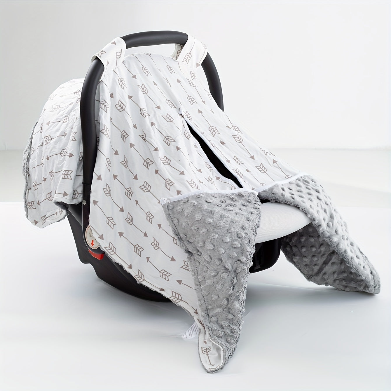Arrow Print Car Seat Sunshade Cover for Baby Girl