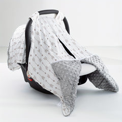 Arrow Print Car Seat Sunshade Cover for Baby Girl