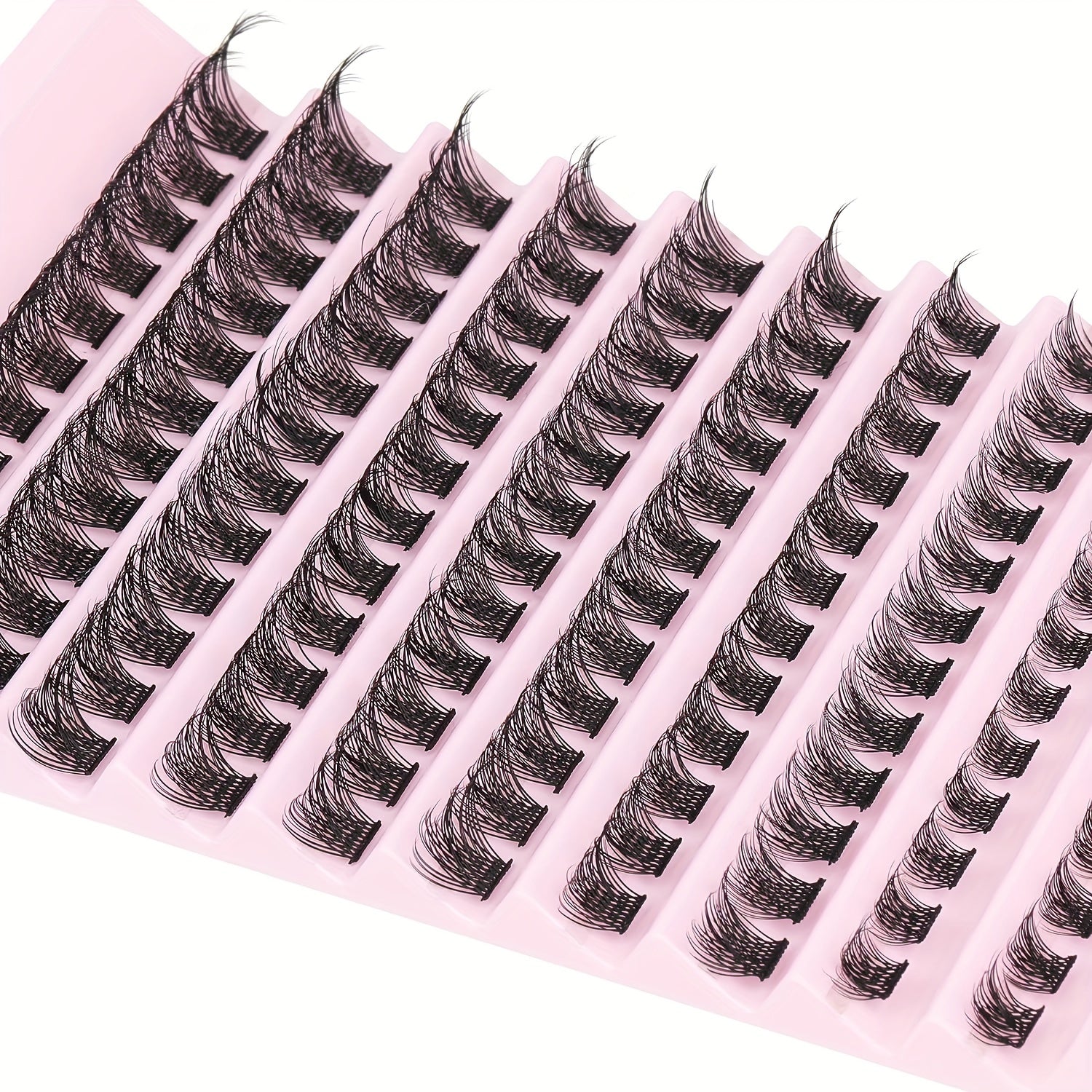 120Pcs Wispy Lash Clusters DIY Eyelash Extensions 8-16mm D Curling False Lashes