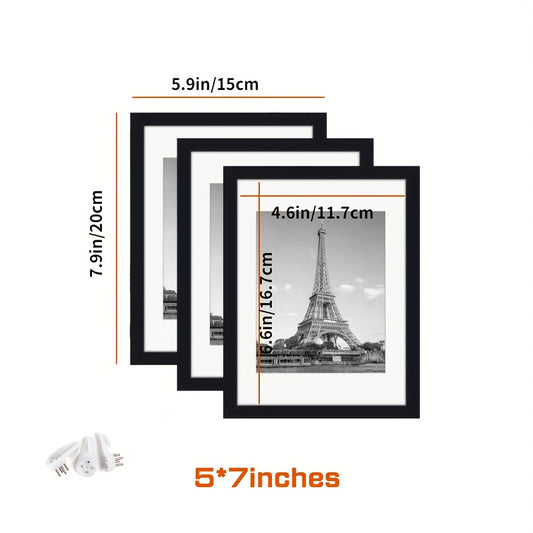 3pcs Hanging Photo Picture Frame PVC Transparent DIY Photo Frame