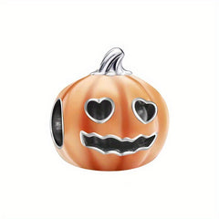 Halloween Luminous Pumpkin Beaded Charm