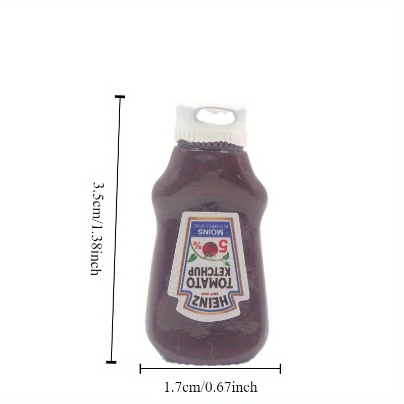 1:12 Dollhouse Miniature Snacks Set with Ketchup