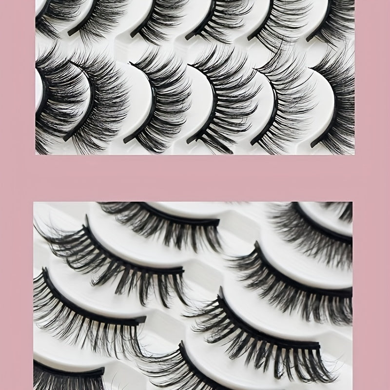 7 Pairs Magnetic Eyelashes Natural Look Easy To Put On, No Glue Needed