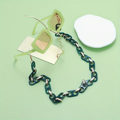 Acrylic Glasses Chain Retro Anti Slip Stylish Face Covering Eyewear Retainer
