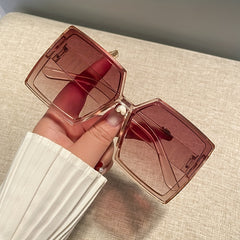 Square Oversized Sunglasses for Women Rectangular Lens
