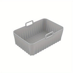 Rectangular Silicone Air Fryer Liner 21x14 Non Stick Dual Zone Baking Tray