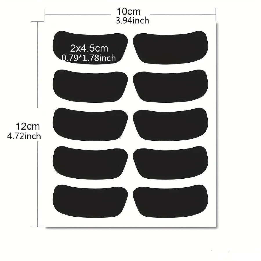 150pcs Eye Baseball Stickers Softball Face Paint Eye Strips