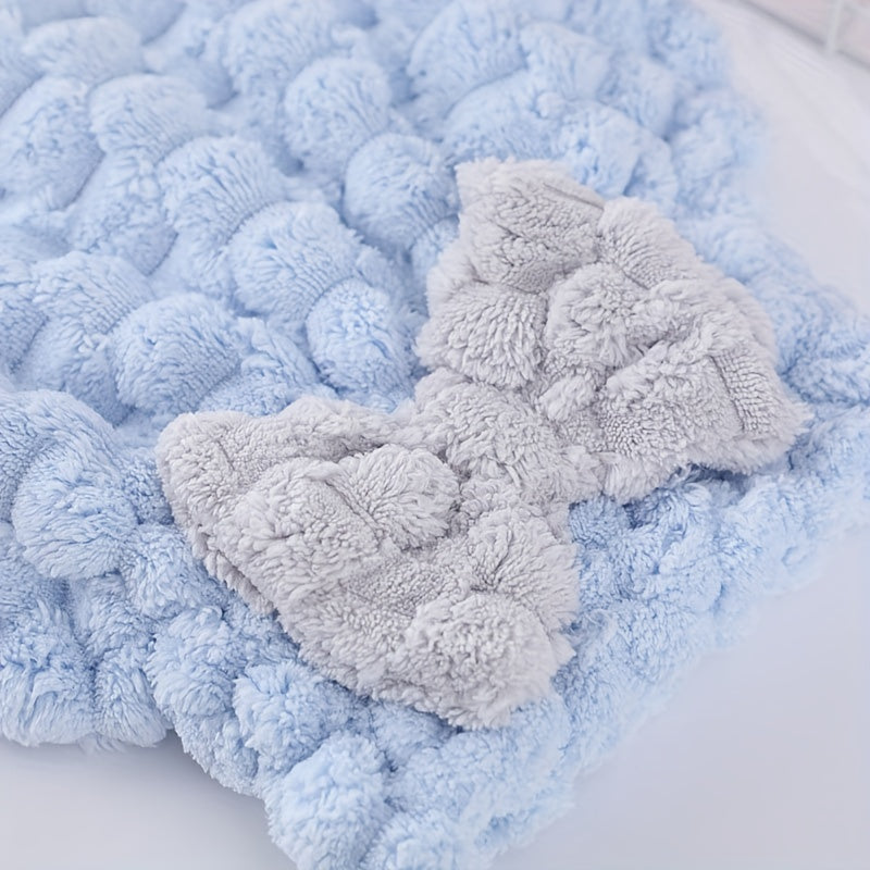 Thick Hair Towel & Absorbent Shower Cap Set - Soft & Skin-friendly