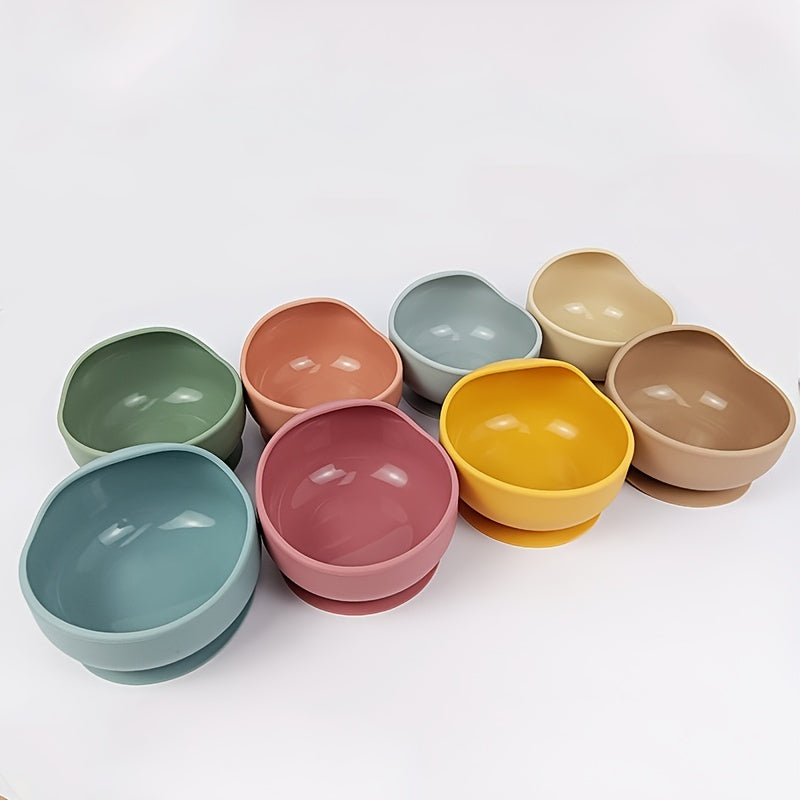 Silicone Bowl & Spoon Set for Safe Feeding