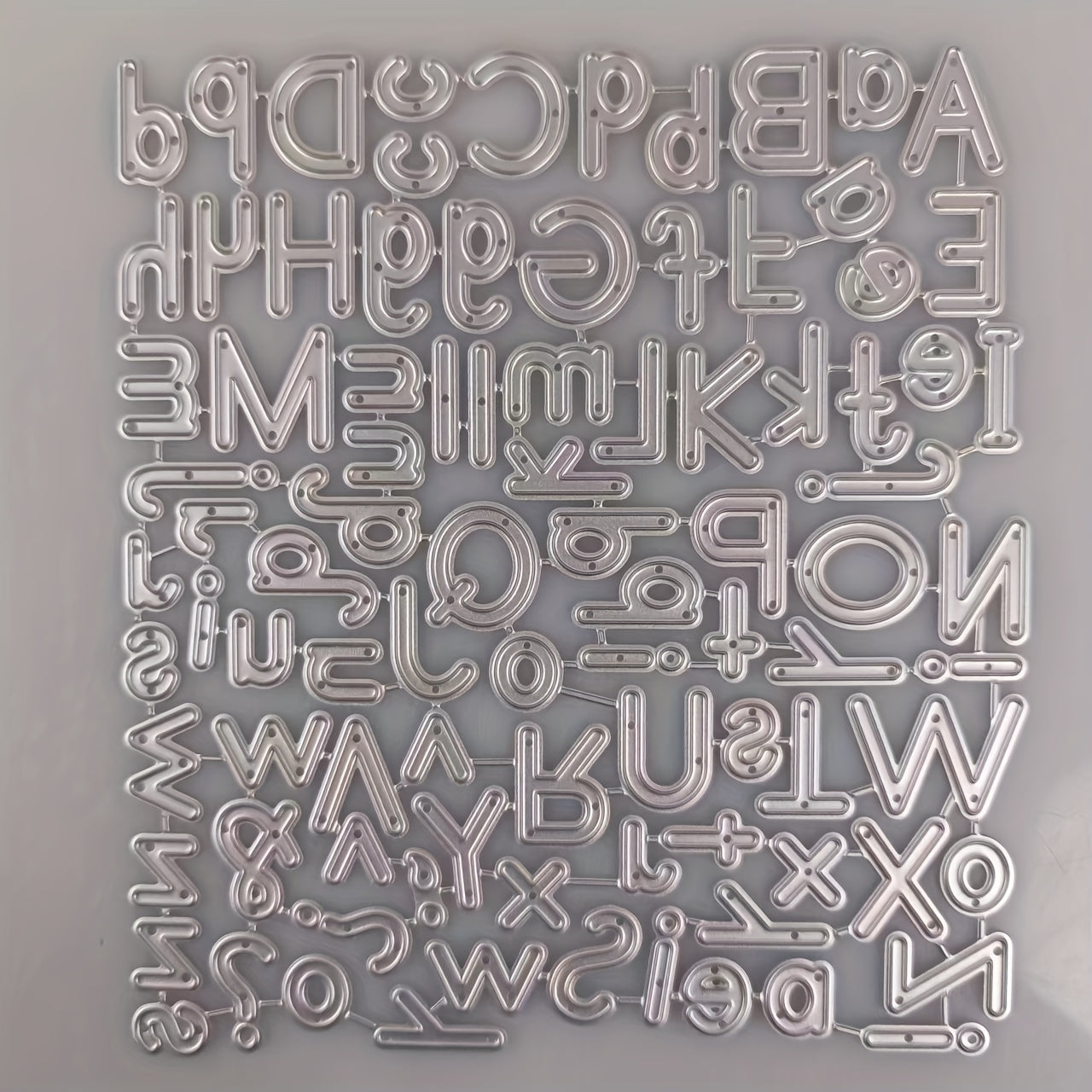 1pc English Letters Metal Cutting Die DIY Card Scrapbook Diary Decoration