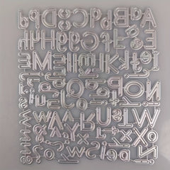 1pc English Letters Metal Cutting Die DIY Card Scrapbook Diary Decoration