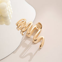 Golden Metal Hair Claw Clips For Women Strong Hold Hair Clamps