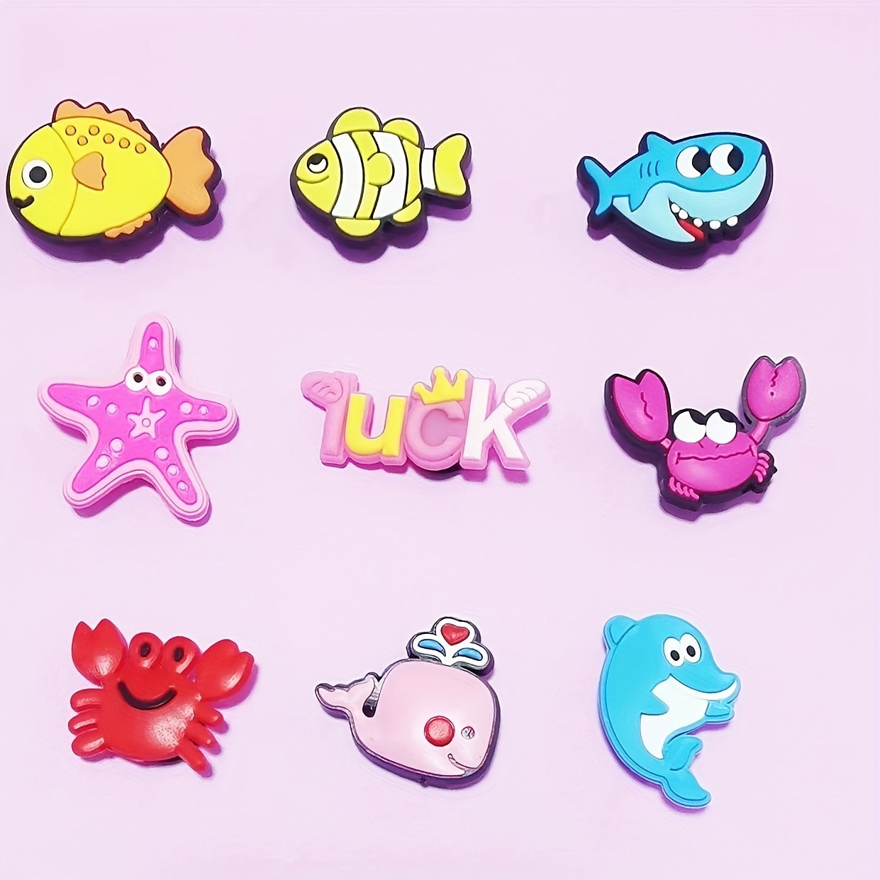 70Pcs Random PVC Shoe Charms for Wristband Bracelet Decorations