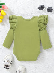 Autumn Baby Triangle Romper Cotton Onesie