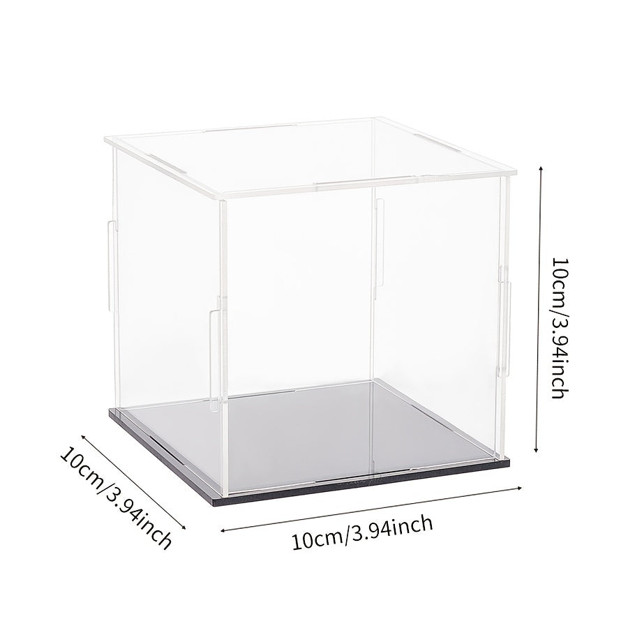Transparent Acrylic Collectible Display Box Dustproof Storage