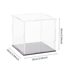 Transparent Acrylic Collectible Display Box Dustproof Storage
