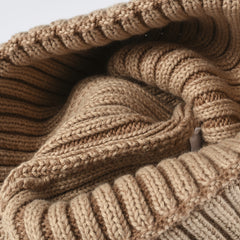 Men's Winter Knitted Cuffed Beanie Hat Ear Protection