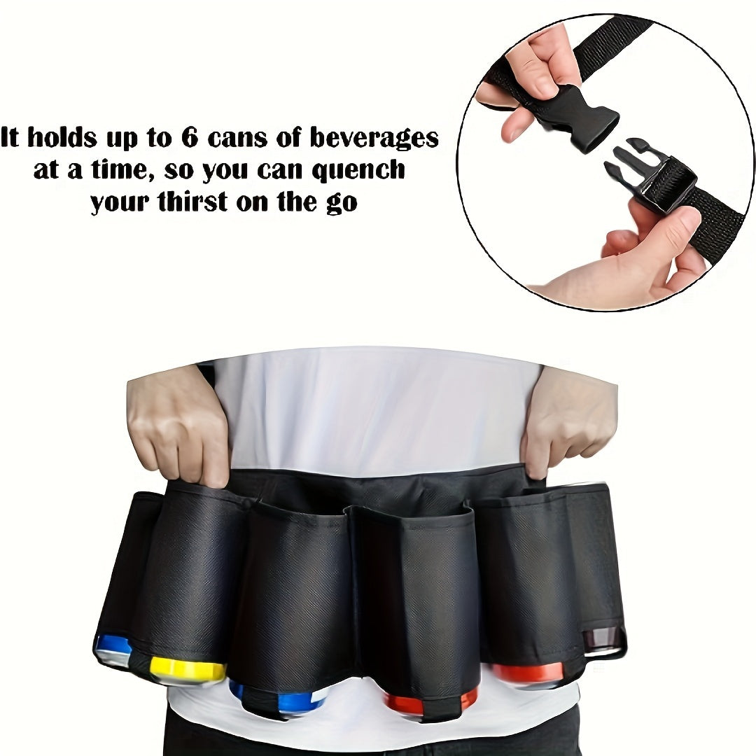 Portable Soda Bottle Holder Belt for Camping Picnic Party Waist 89-119