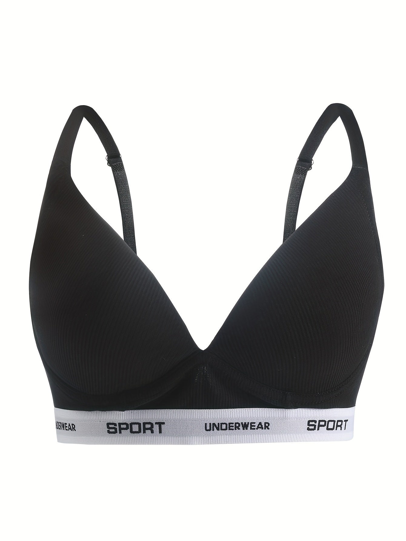 Letter Print Push Up Bra Women's Lingerie & Underwear