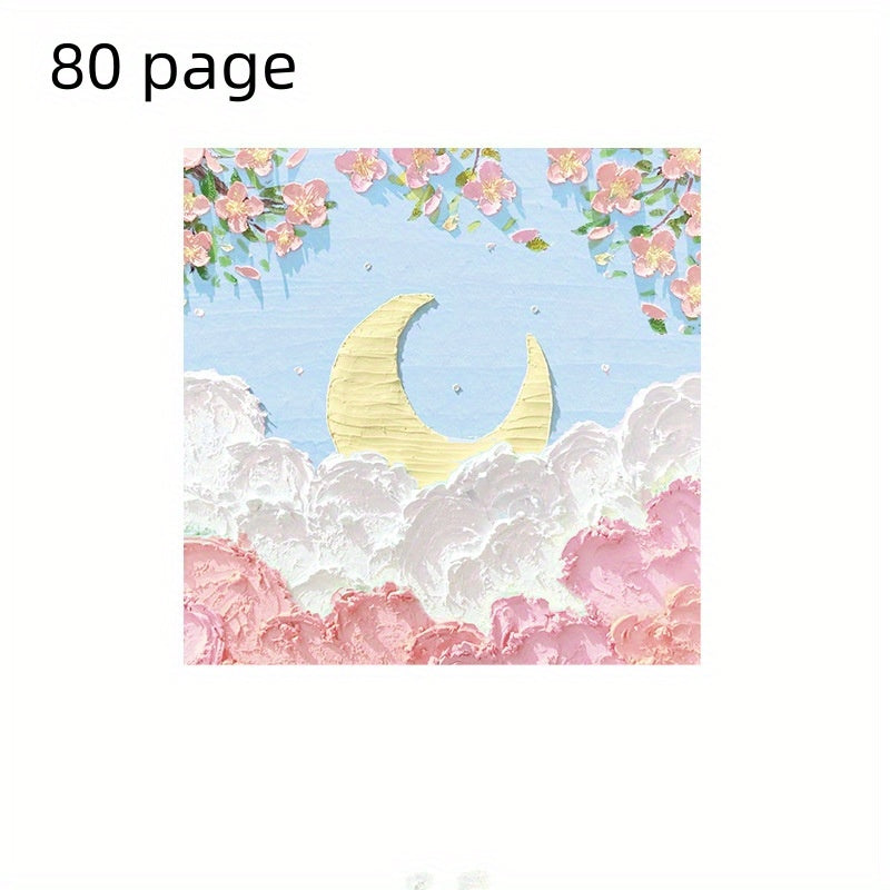 3D Landscape Painting Sticky Notes
